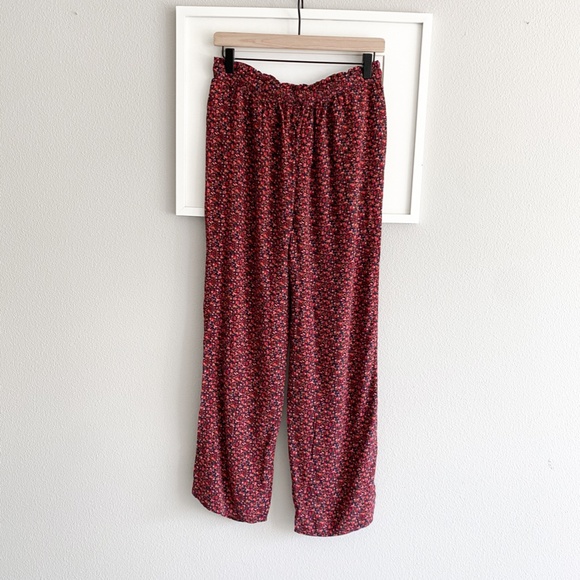 American Eagle Floral Flowy Drawstring Pants - Picture 6 of 10